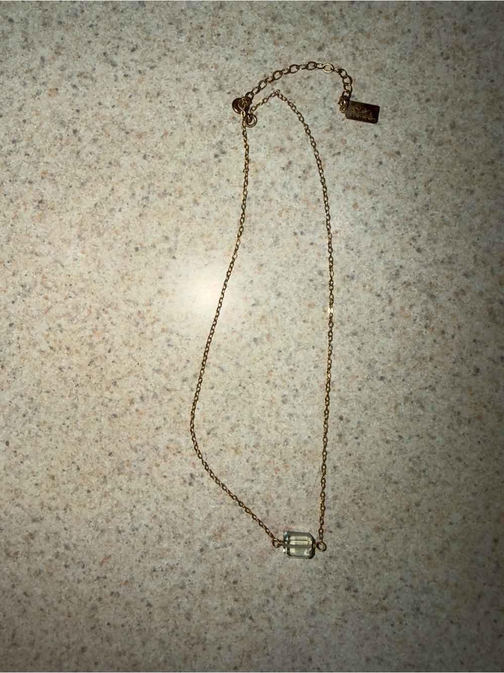 Gold Chain Necklace with Pendant